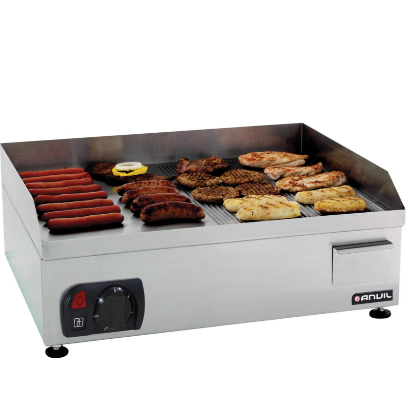 ANVIL Half Ribbed + Half Flat Griller 600mm