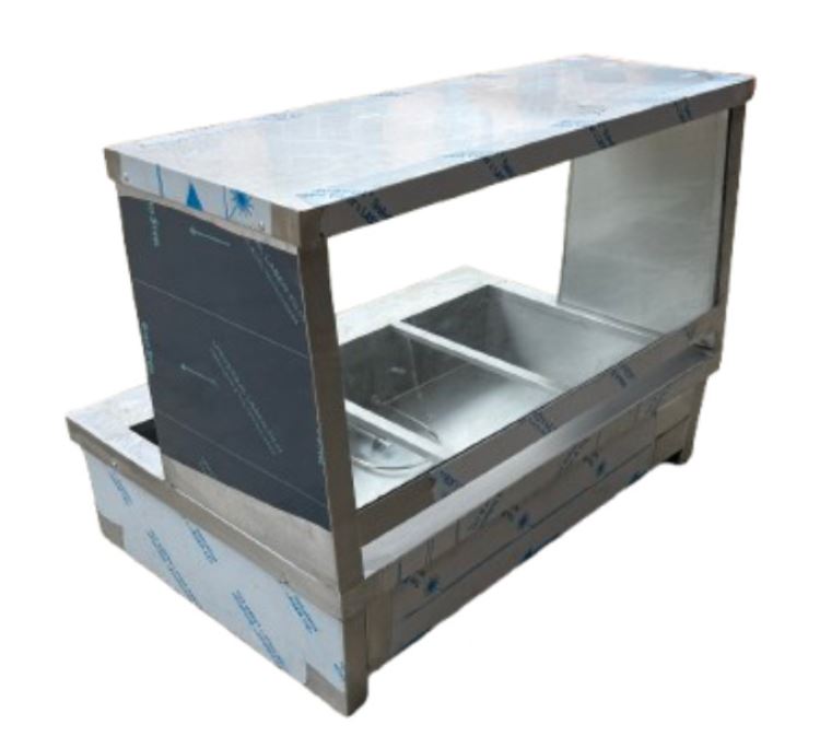 5 Divison Bain Marie + GLASS (TableTop)