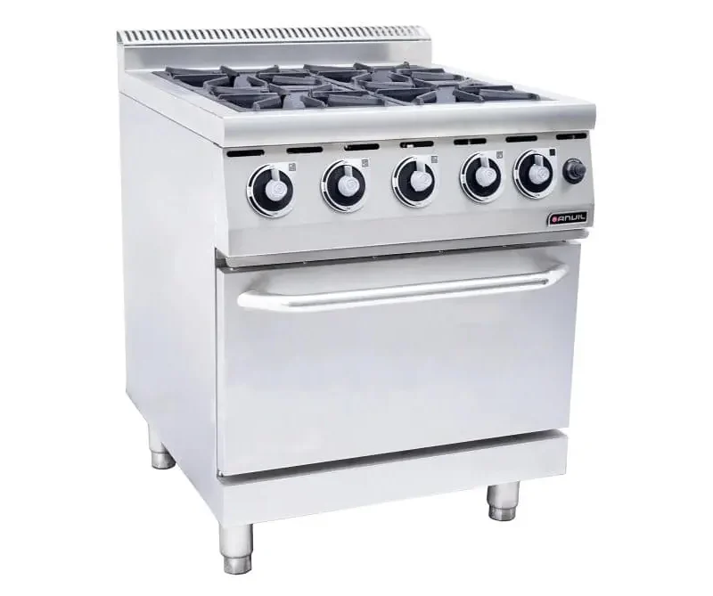 Anvil 4 Burner Stove With Oven – Flame Failure
