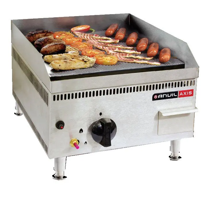 ANVIL Flat Top Griller 600mm – Gas